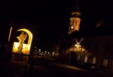 Grinzing at night