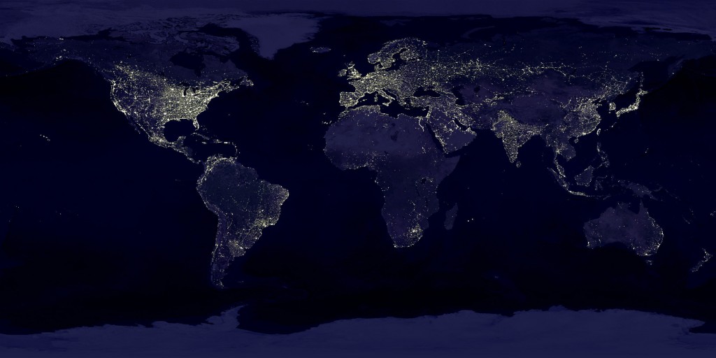 Bespoke travel form - Our world at night
