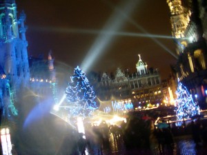 Christmas decor in Brussels