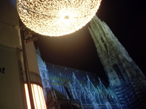 Christmas decor in Vienna