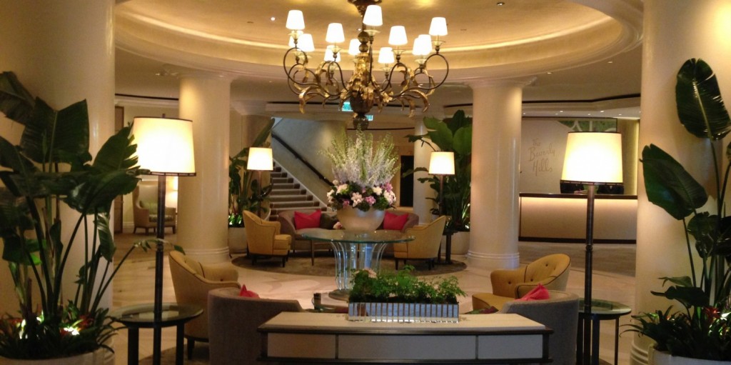 Bespoke travel - the Beverly Hills hotel lobby
