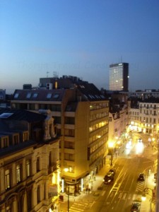 Brussels at night