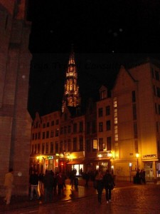 Brussels at night