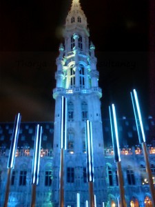 The Grande Place at Christmas