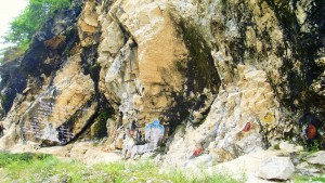 Bhutan cave art