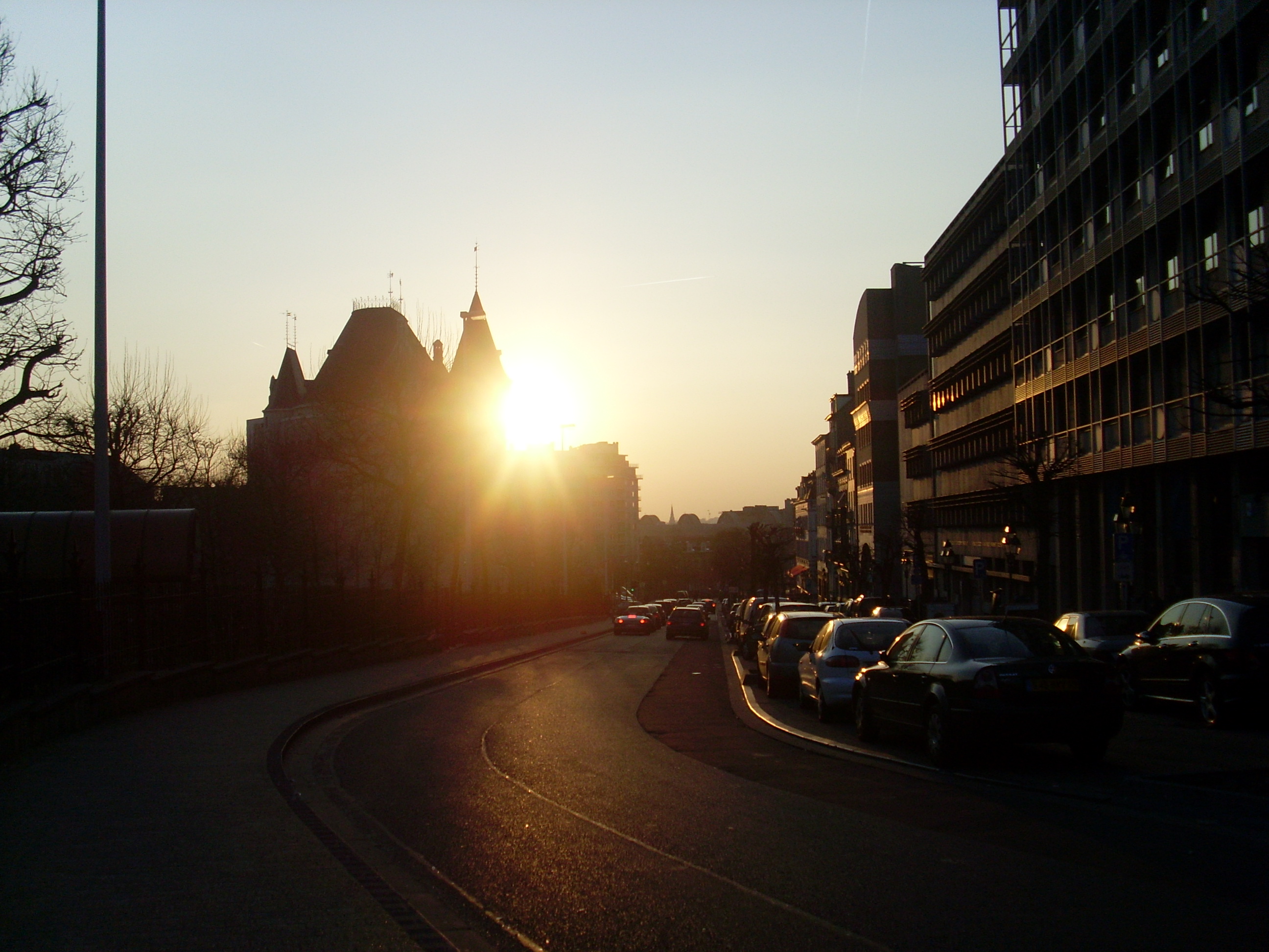 Dusk in Brussels