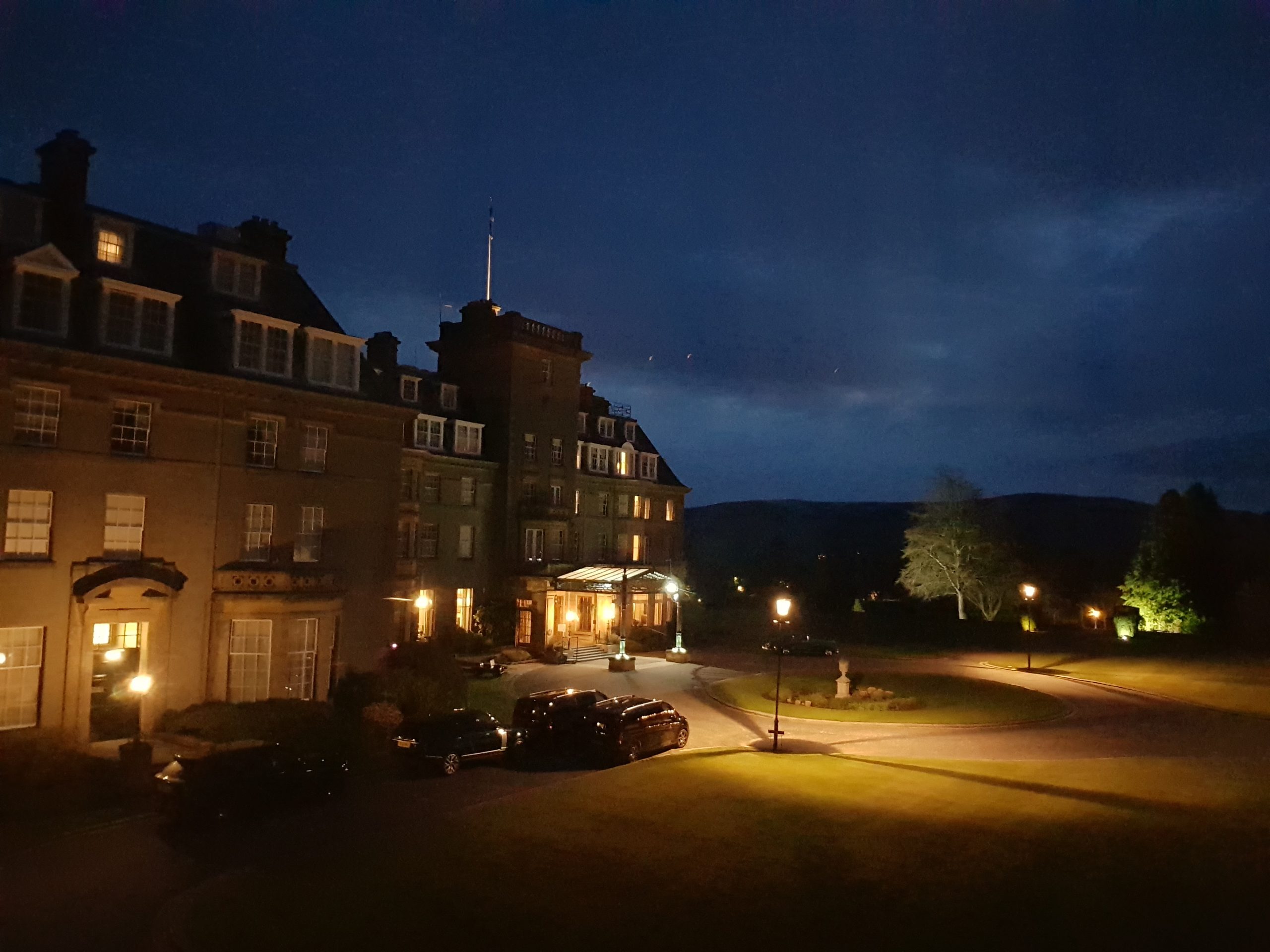 View of Gleneagles at night