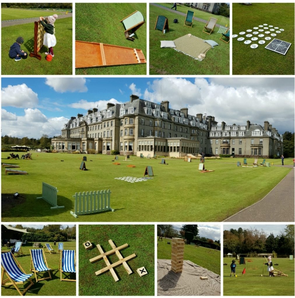 Lawn games at Gleneagles